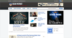 Desktop Screenshot of gearpatriot.com